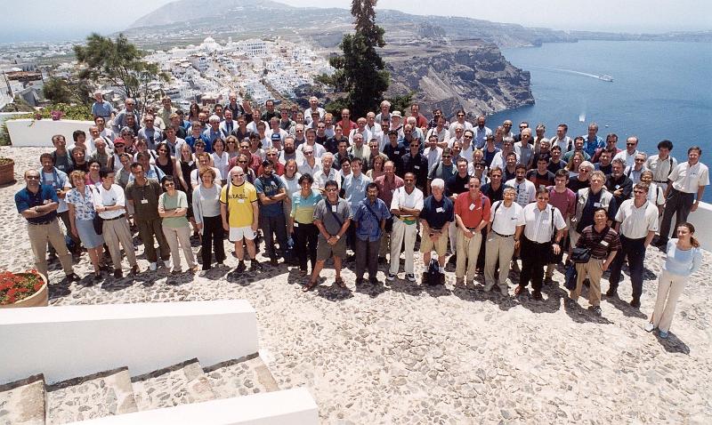 solmag_photo.jpg - IAU Colloquium 188: Magnetic Coupling of The Solar Atmoshpere, Santorini (2002)